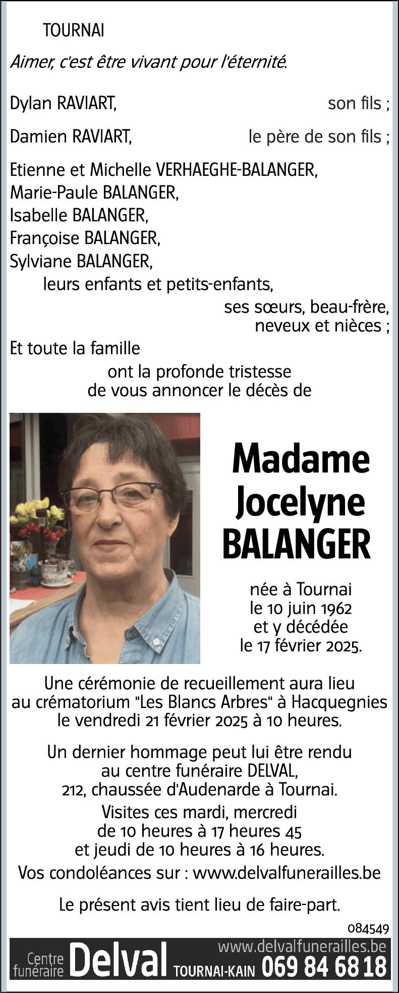 Jocelyne BALANGER