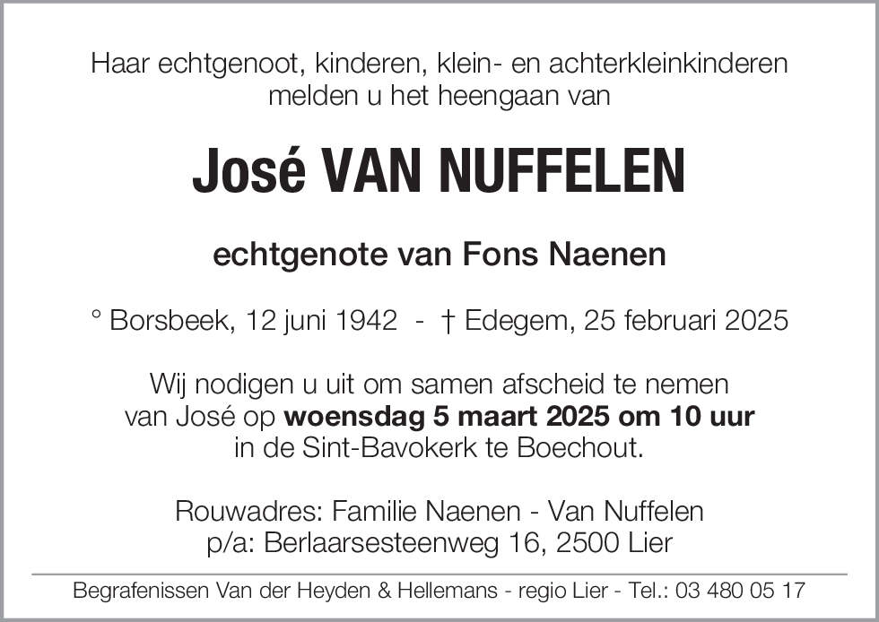José Van Nuffelen