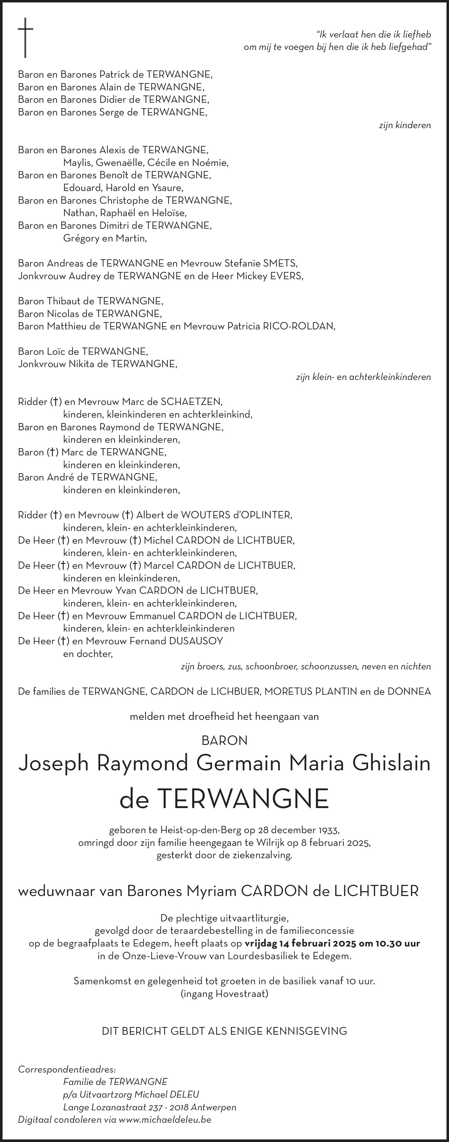 Joseph de Terwangne