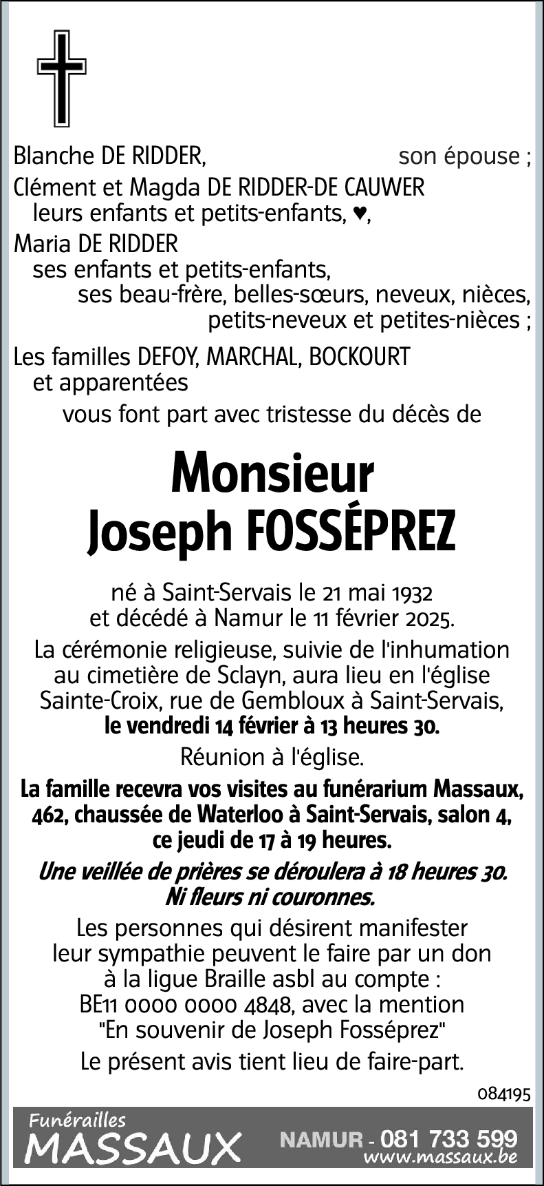 Joseph FOSSÉPREZ