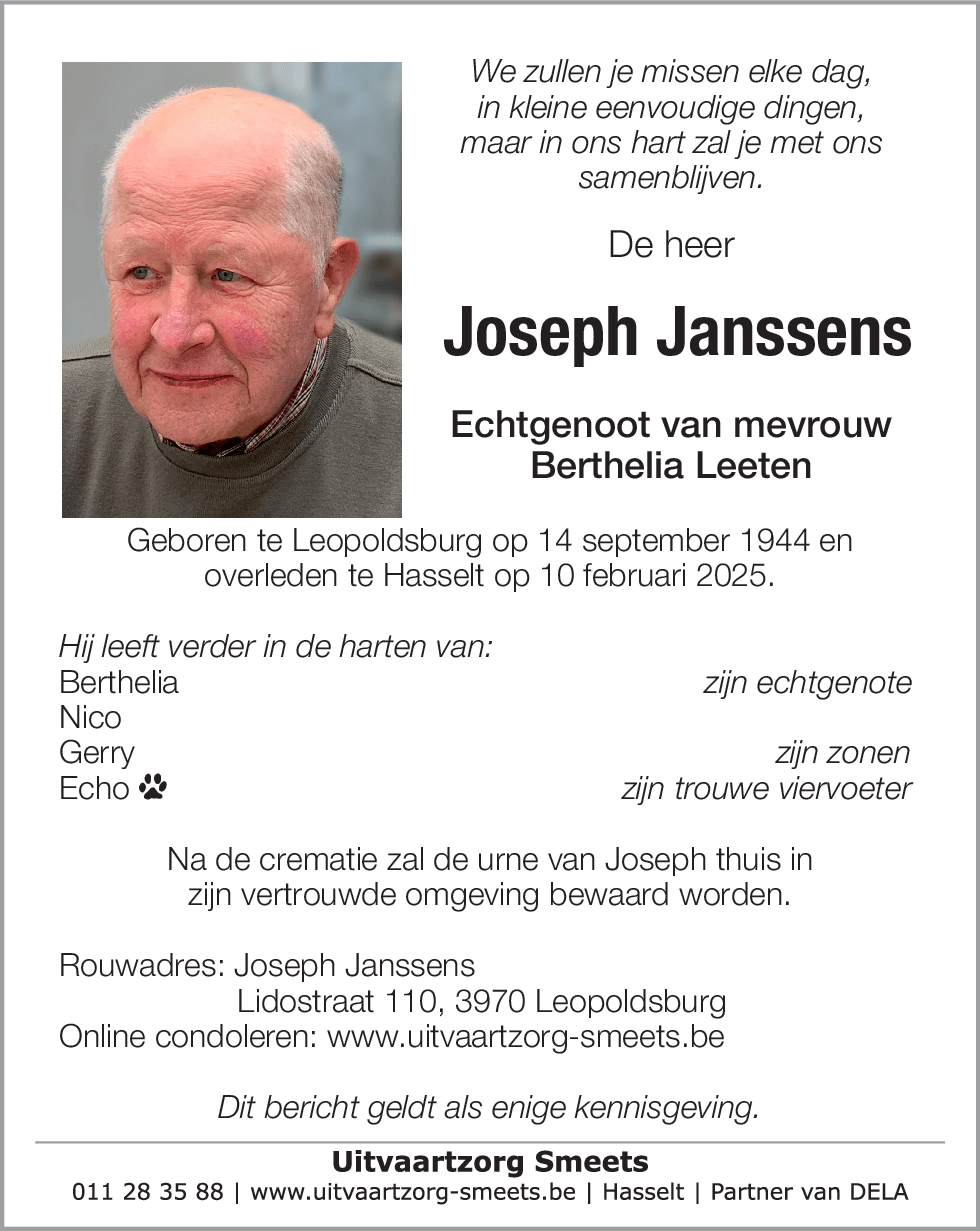 Joseph Janssens
