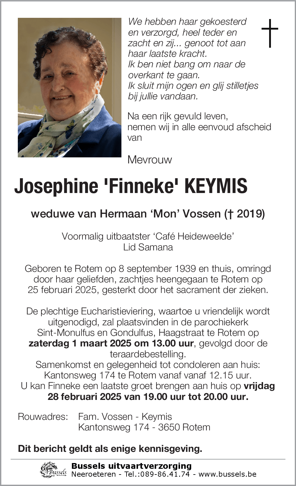 Josephine 'Finneke' KEYMIS