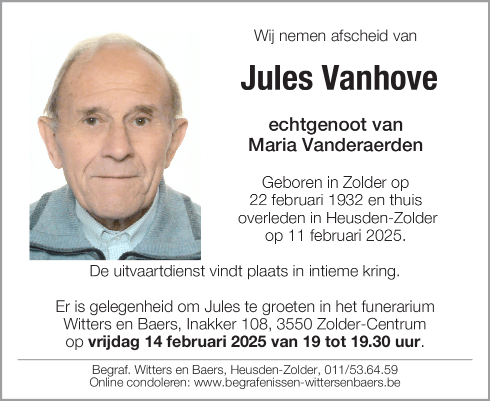 Jules Vanhove