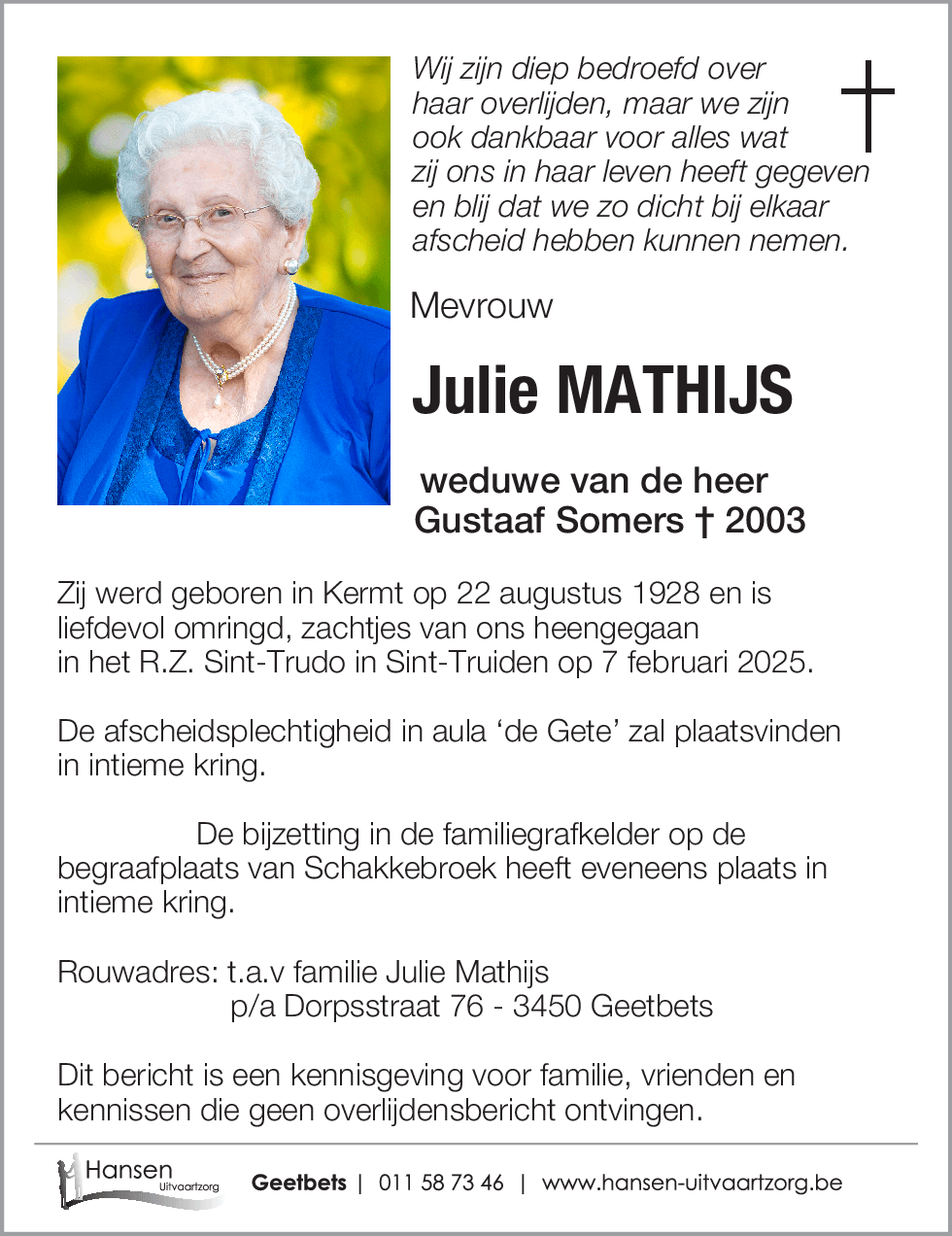 Julie MATHIJS