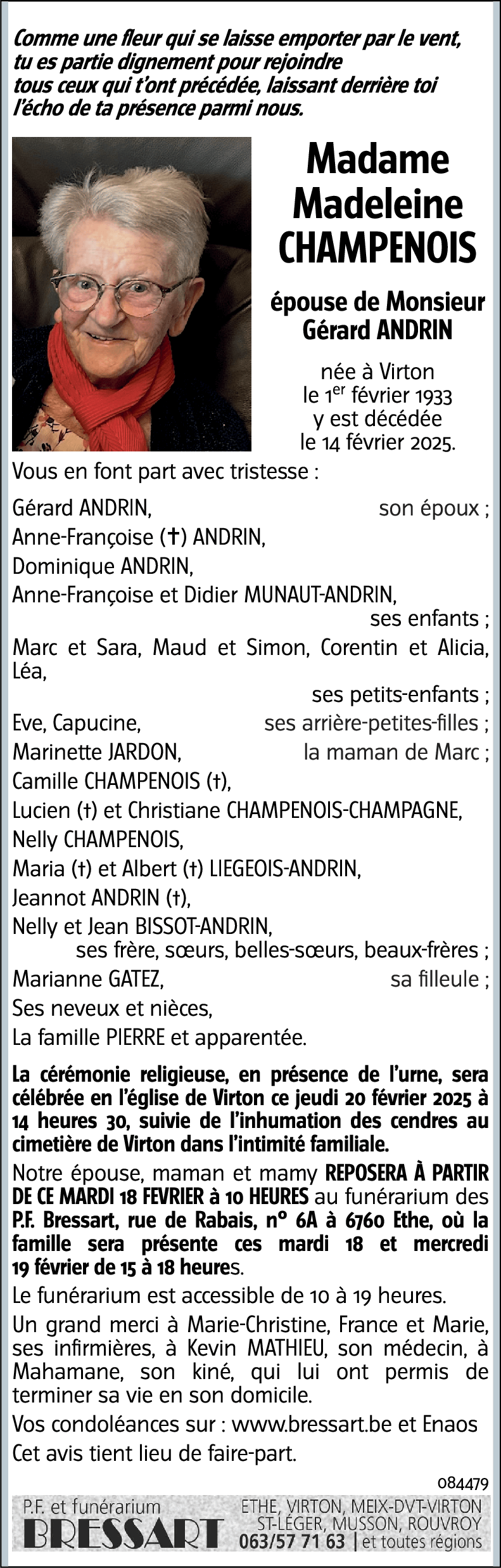 Madeleine CHAMPENOIS