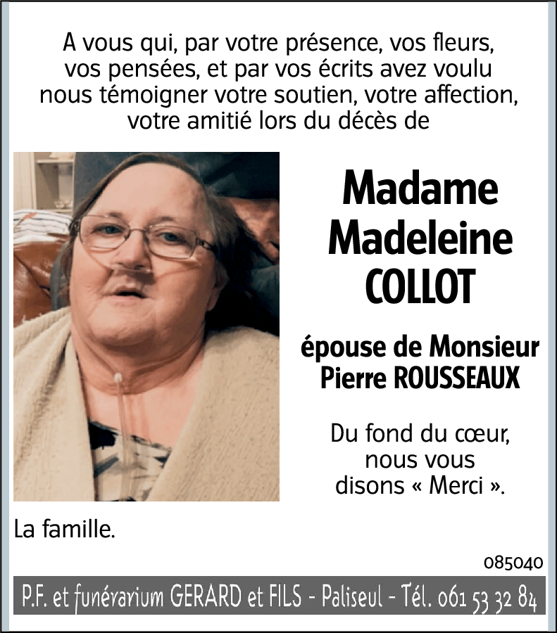 Madeleine COLLOT