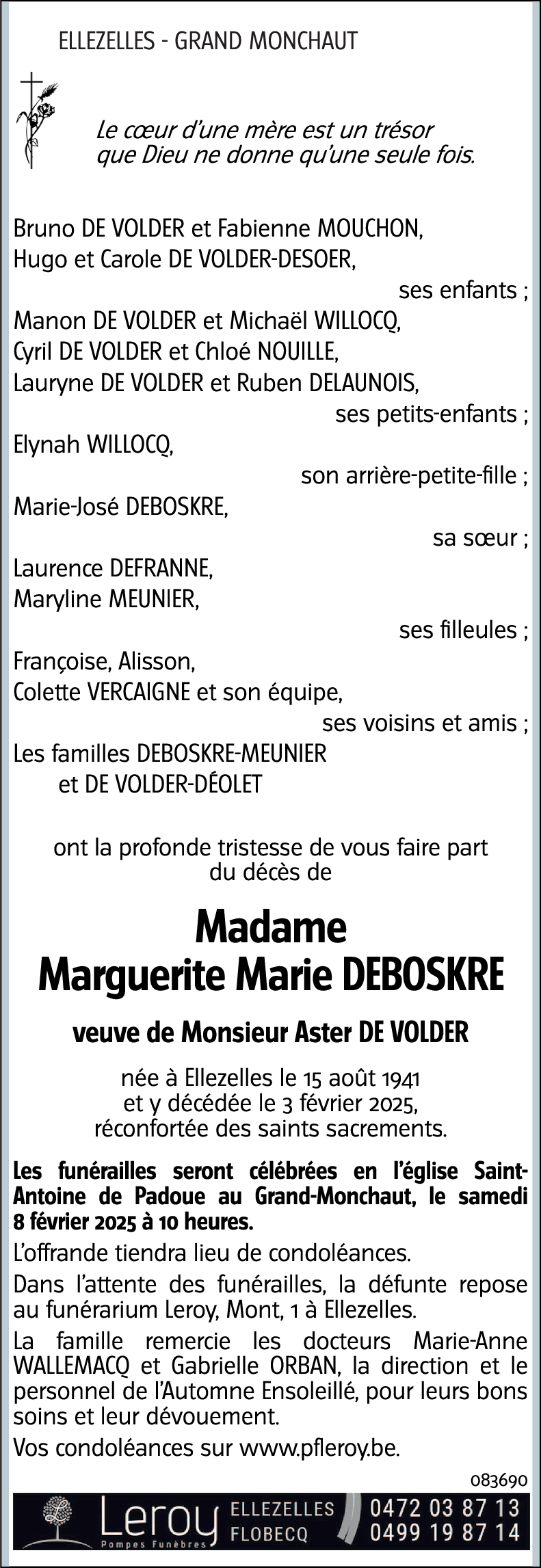Marguerite Marie Deboskre