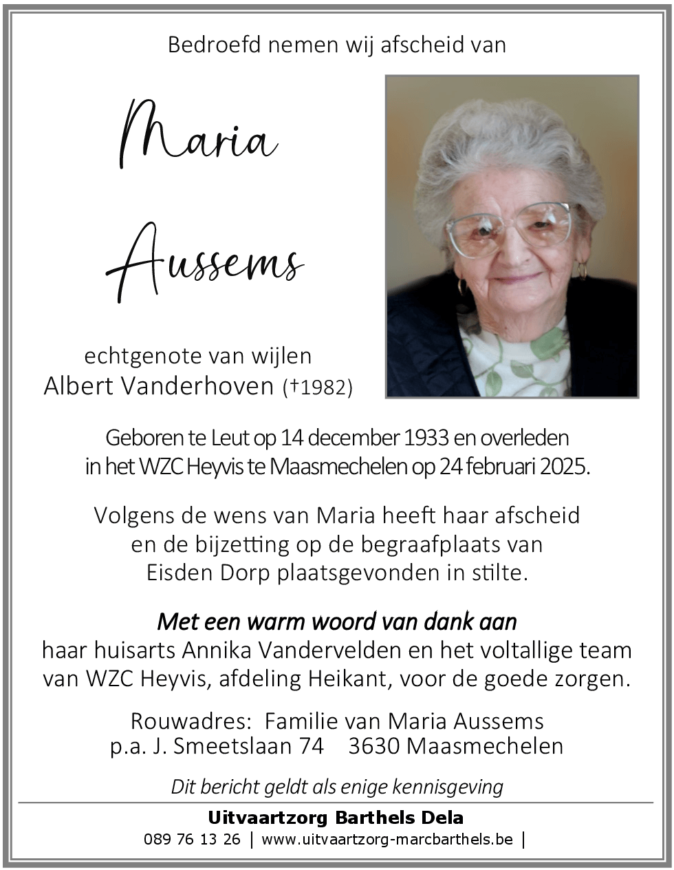 Maria Aussems