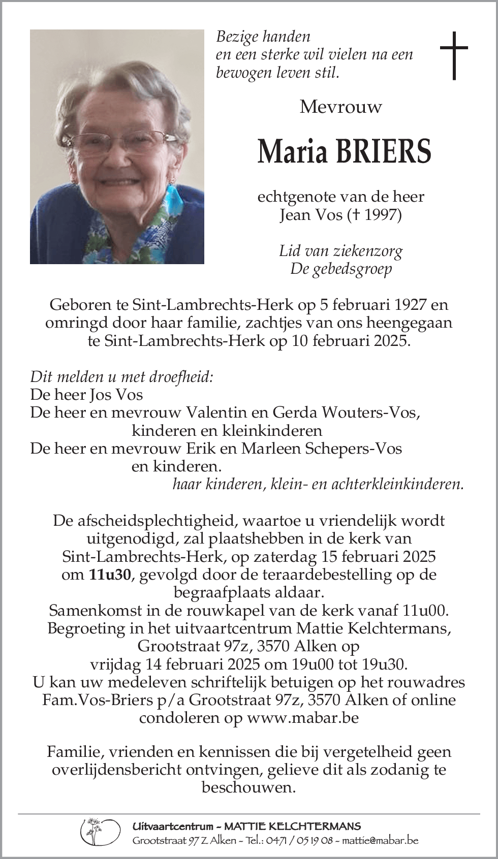 Maria BRIERS