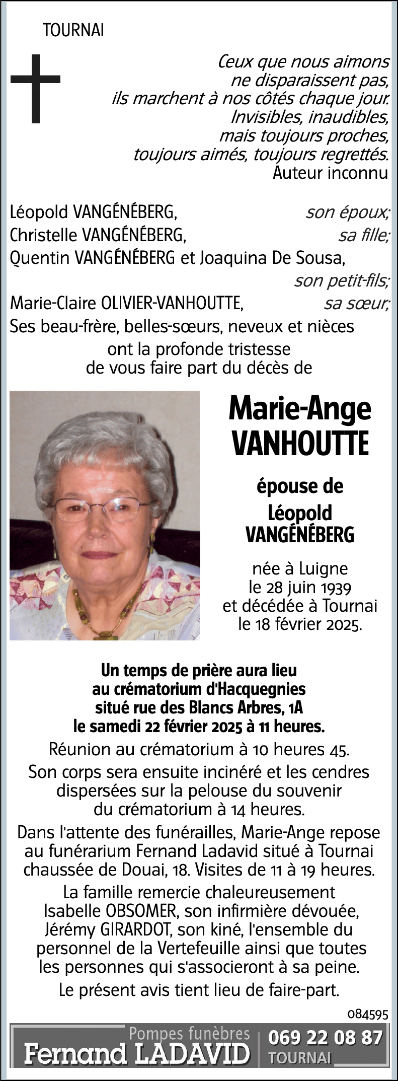 Marie-Ange VANHOUTTE
