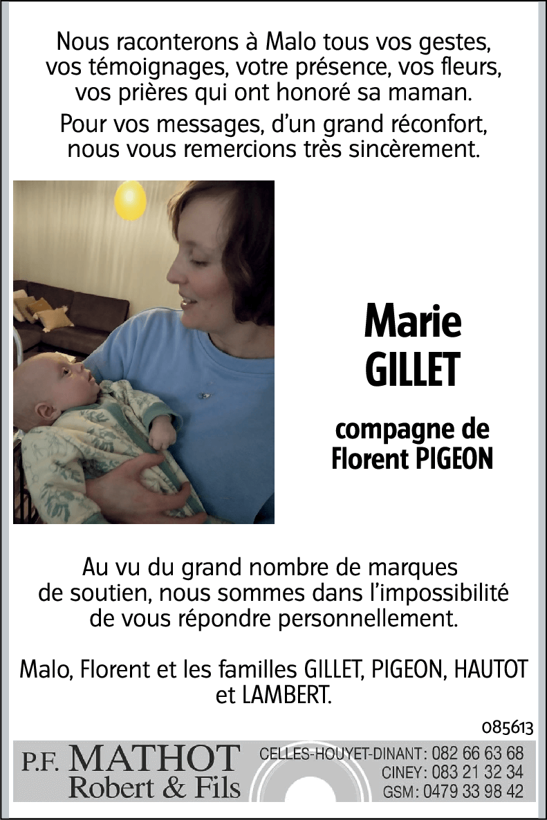 Marie GILLET