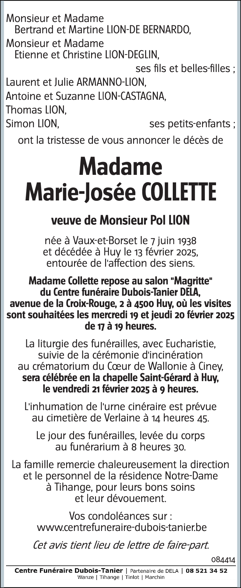 Marie-Josée COLLETTE