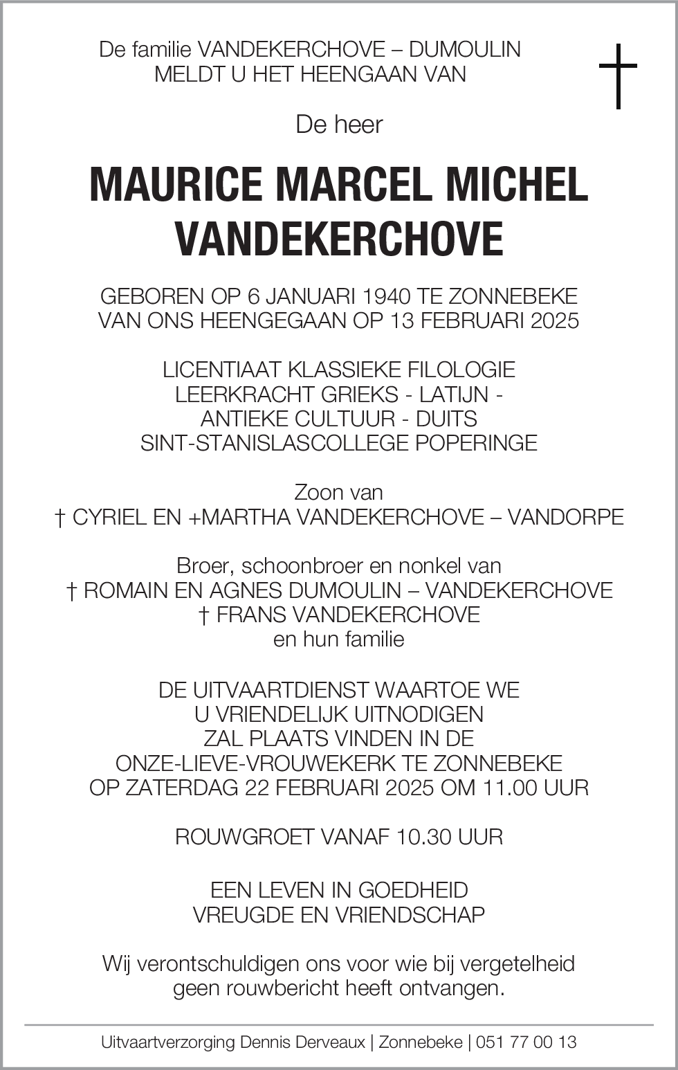 Maurice vandekerchove