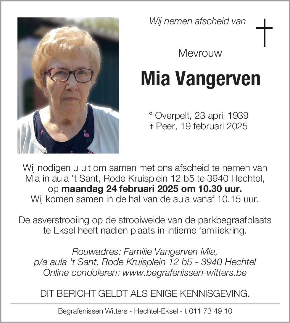 Mia Vangerven