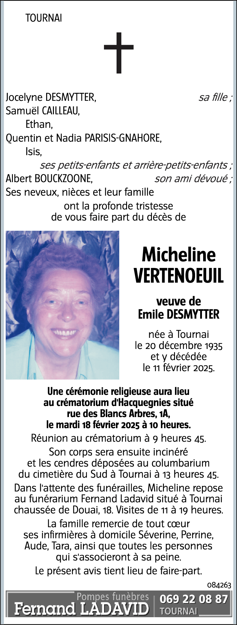 Micheline VERTENOEUIL