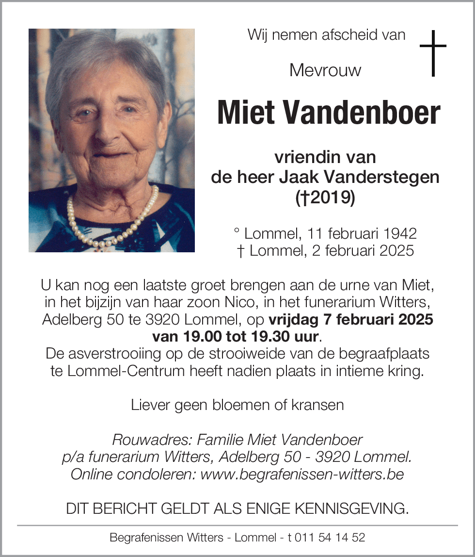 Miet Vandenboer