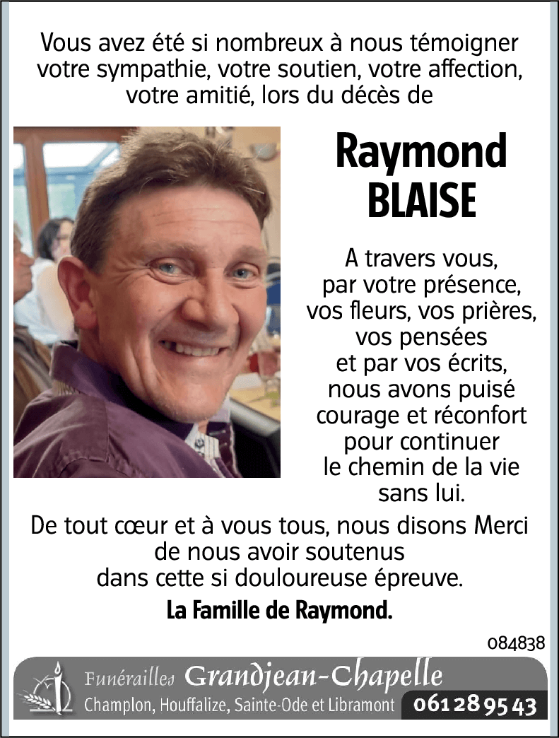 Raymond BLAISE