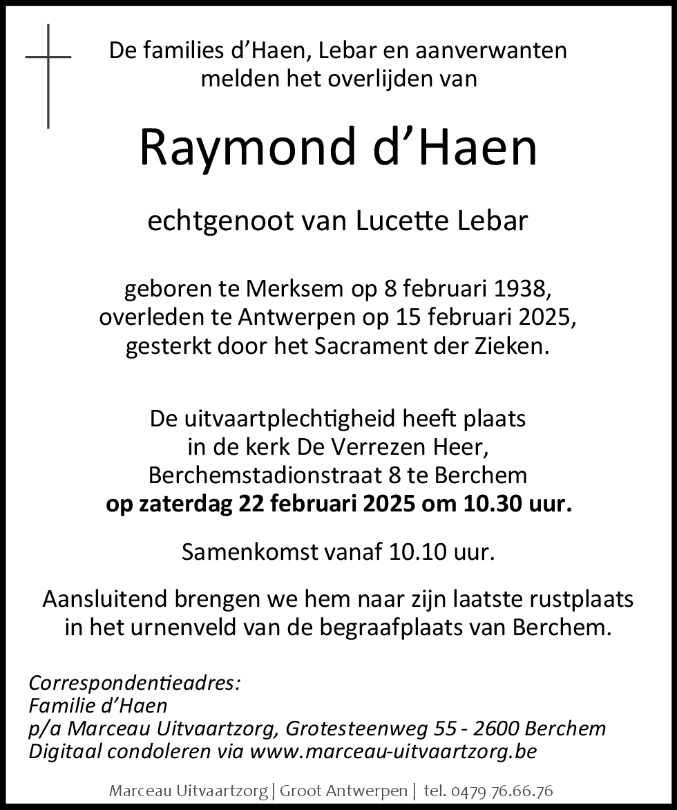 RAYMOND DHAEN