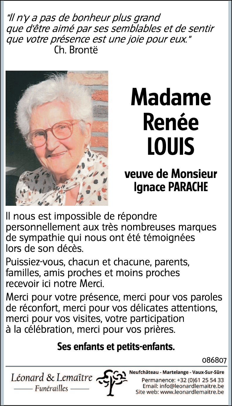 Renée LOUIS
