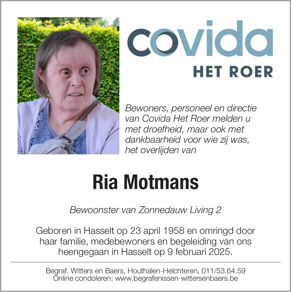 Ria Motmans