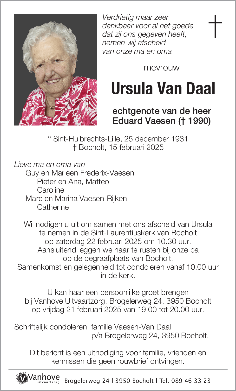 Ursula Van Daal
