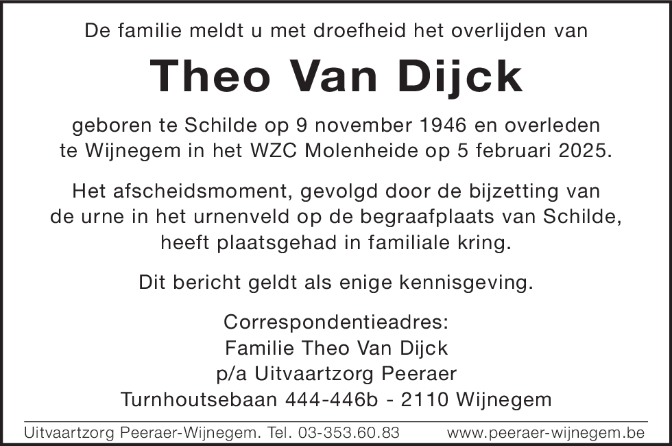 Van Dijck Theodoor