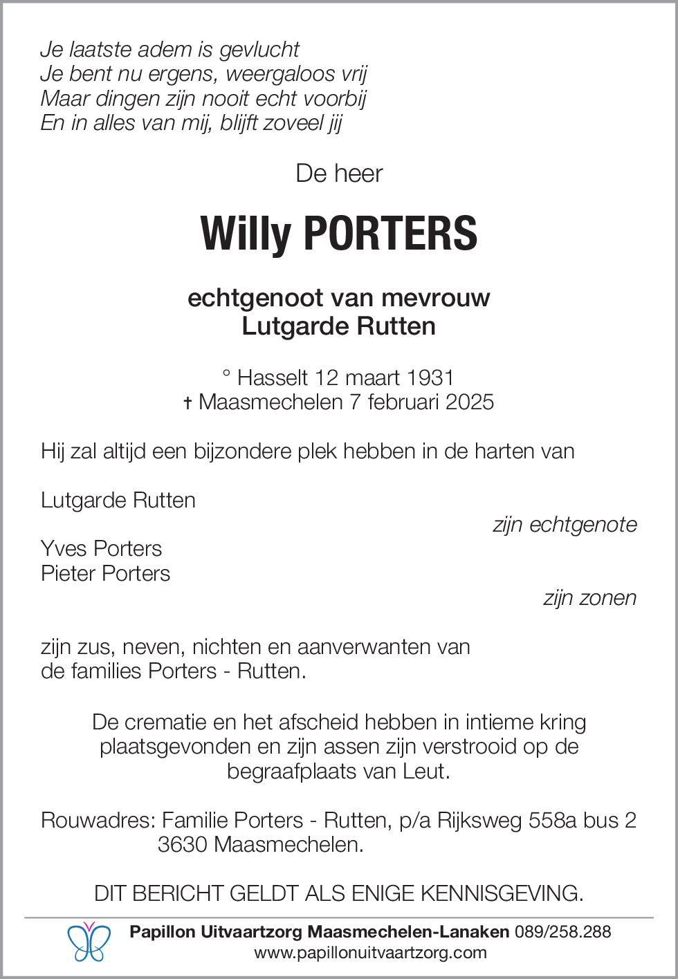 Willy Porters