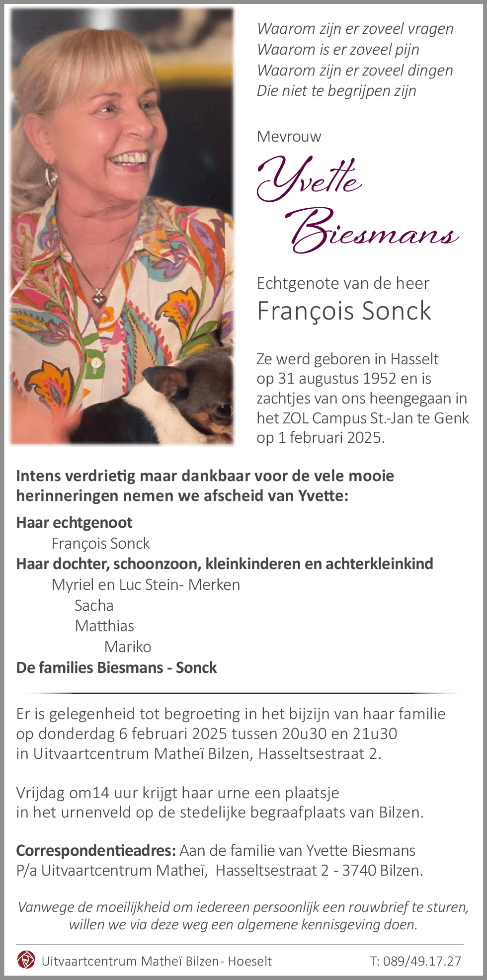 Yvette BIESMANS