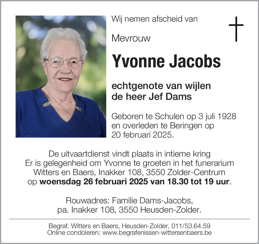 Yvonne Jacobs