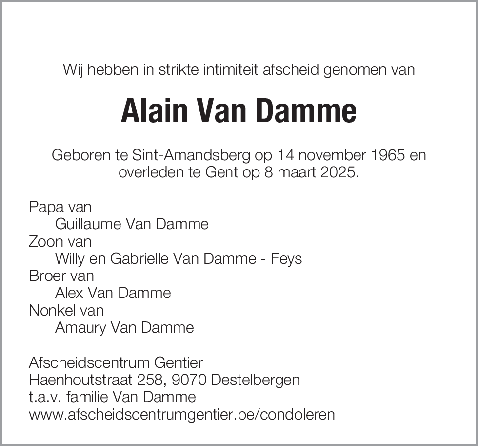 Alain Van Damme