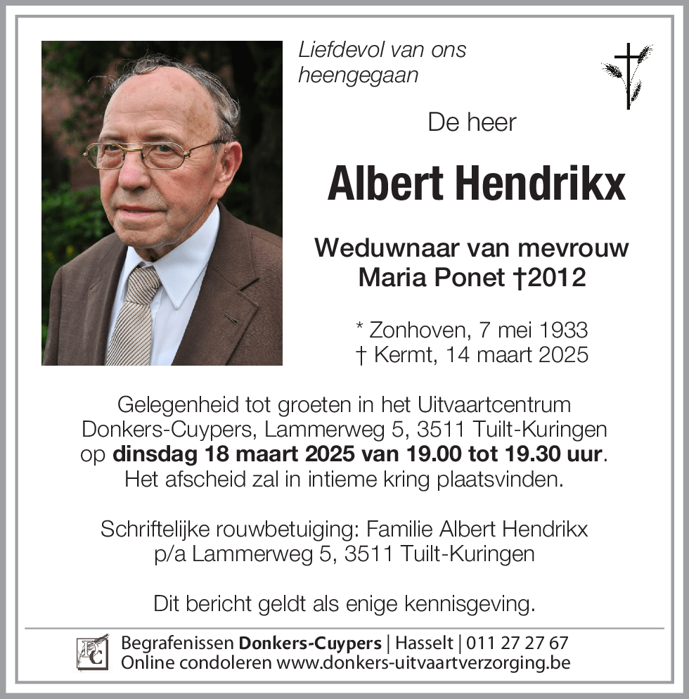 Albert Hendrikx
