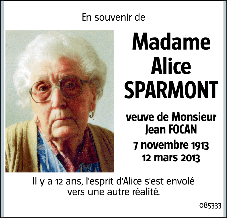 Alice Sparmont