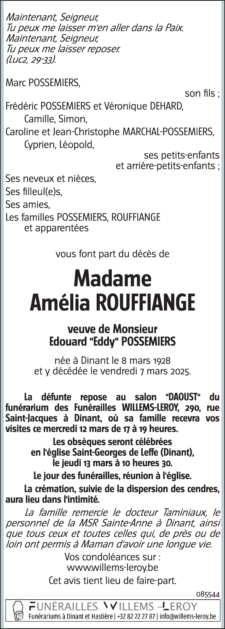 Amélia ROUFFIANGE