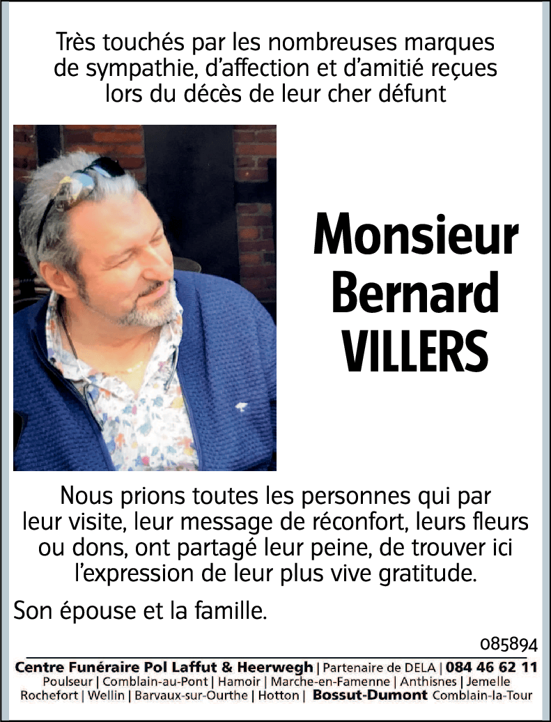 Bernard VILLERS