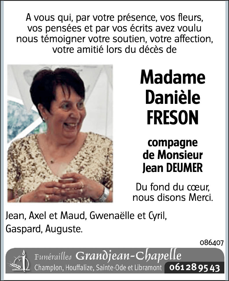 Danièle FRESON