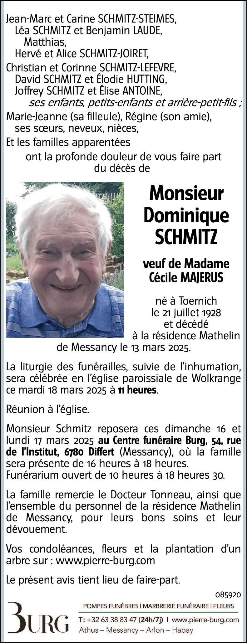 Dominique SCHMITZ
