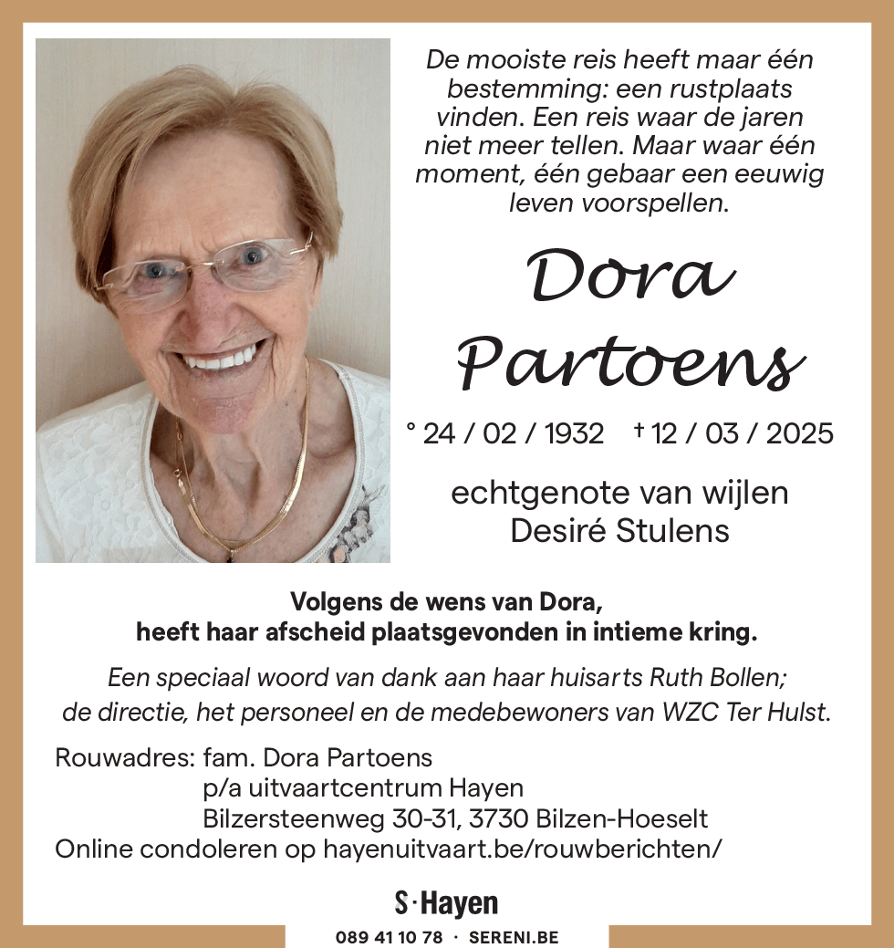 Dora Partoens