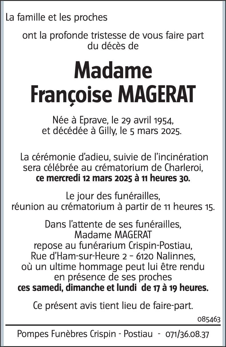 Françoise MAGERAT
