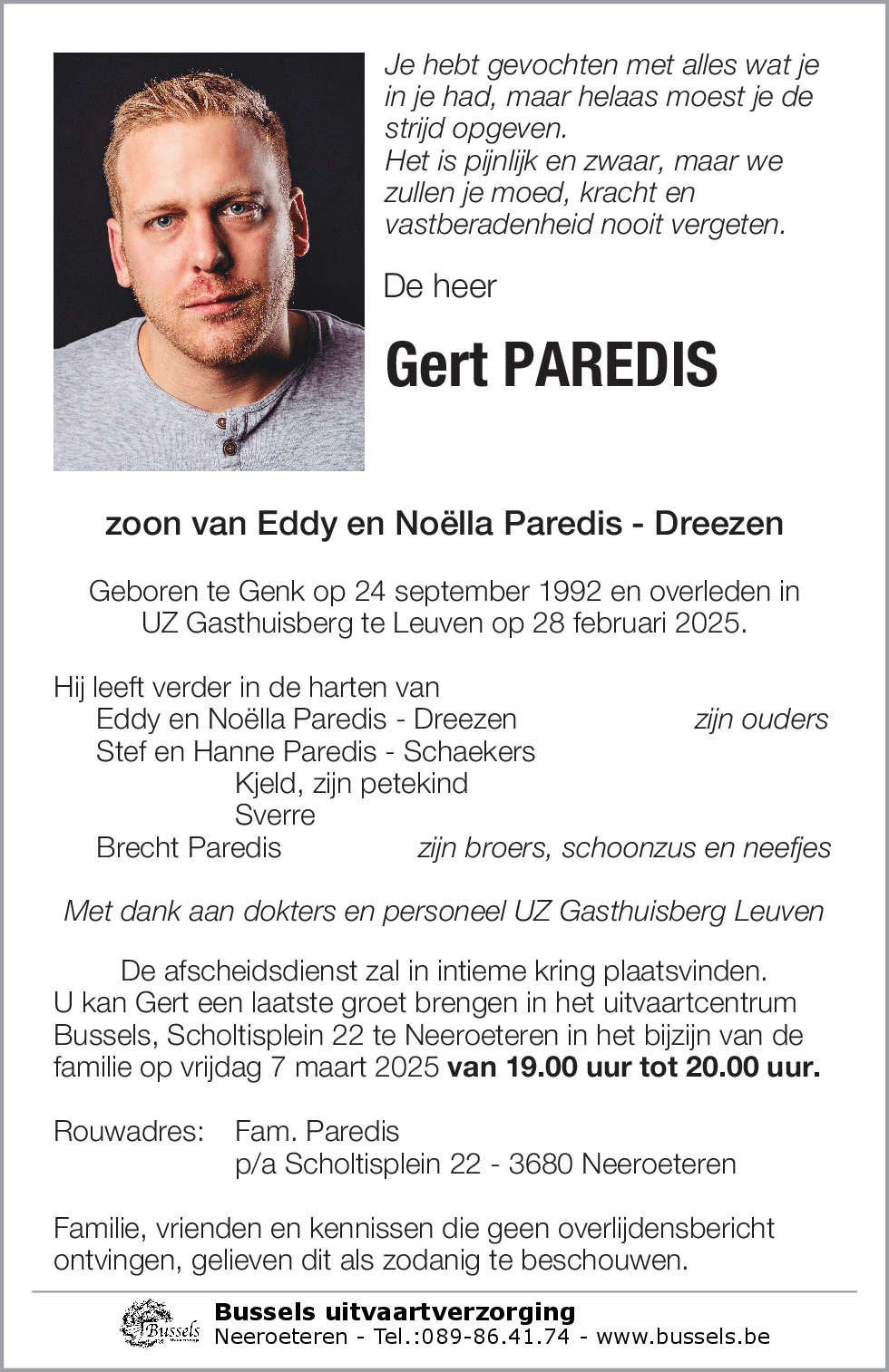 Gert PAREDIS