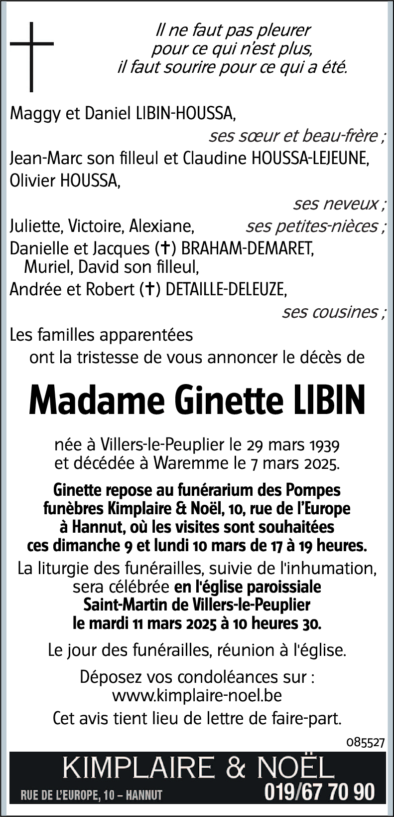 Ginette LIBIN