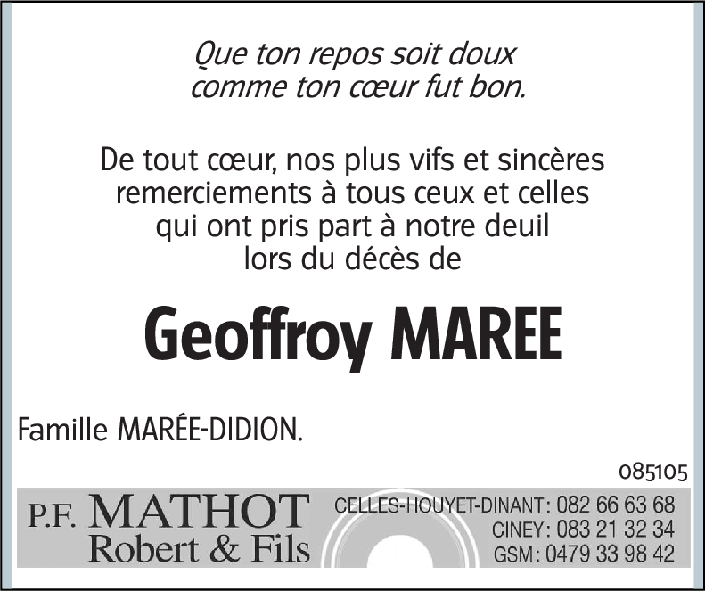 Goeffroy MAREE