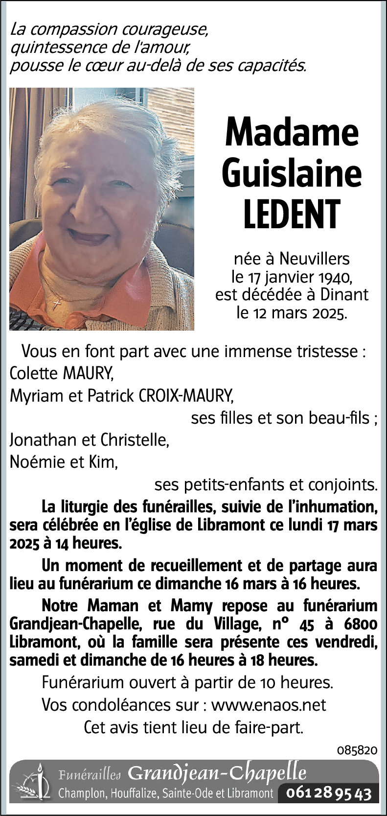 Guislaine LEDENT