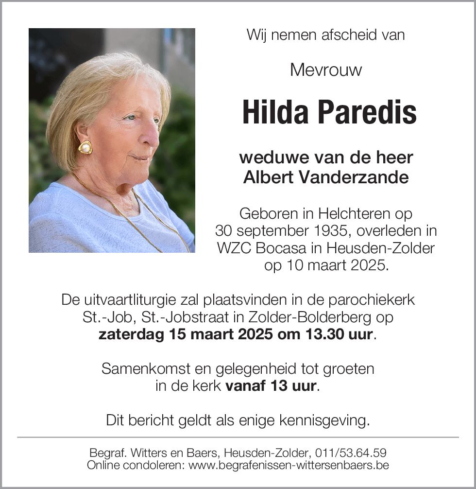 Hilda Paredis