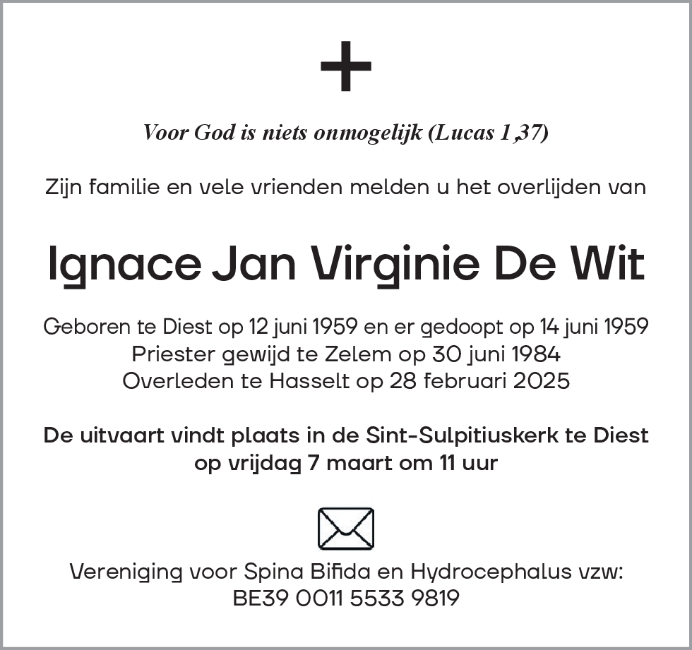Ignace Jan Virginie De Wit