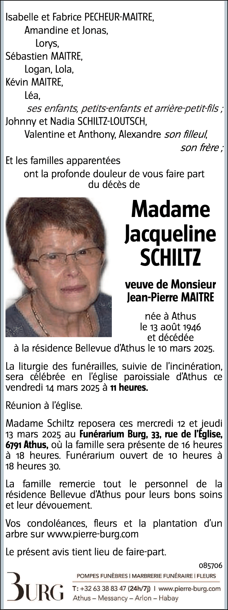 Jacqueline SCHILTZ