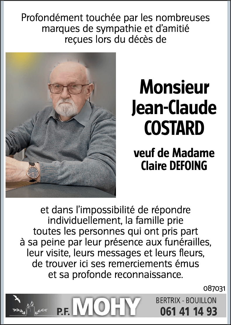 Jean-Claude COSTARD