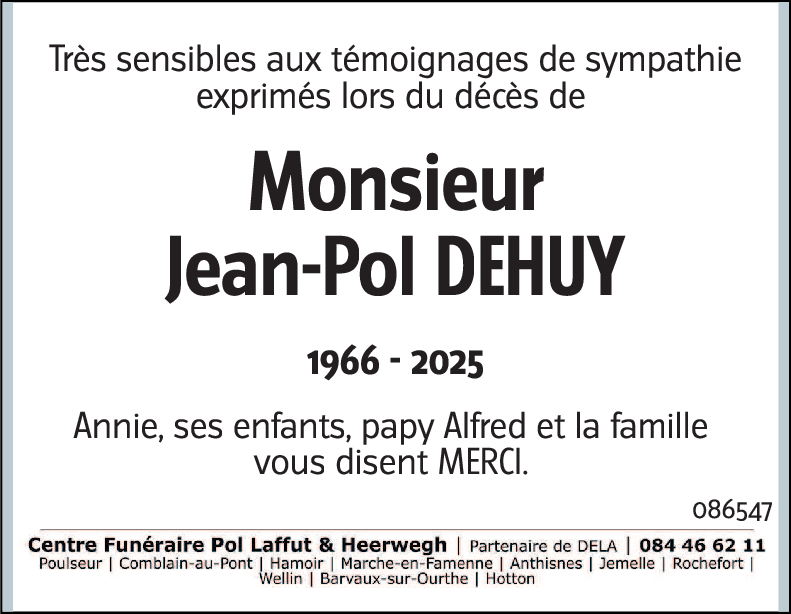 Jean-Pol DEHUY