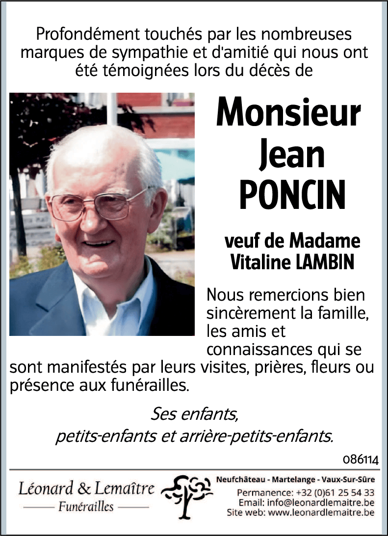 Jean PONCIN