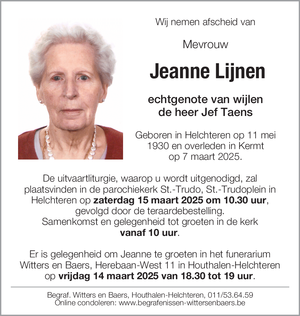 Jeanne Lijnen