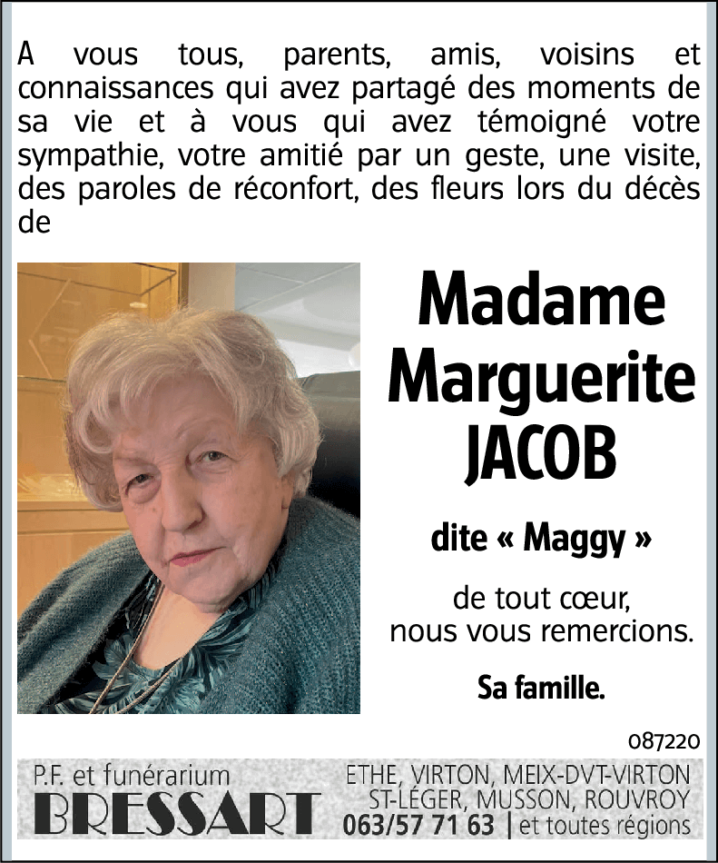 Marguerite JACOB